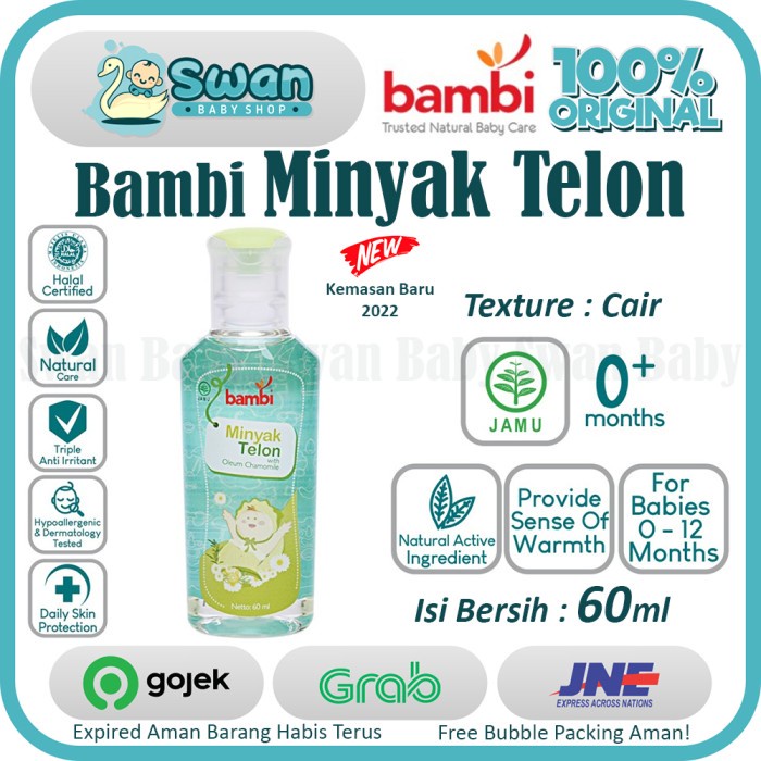 Bambi Baby Minyak Telon 60ml