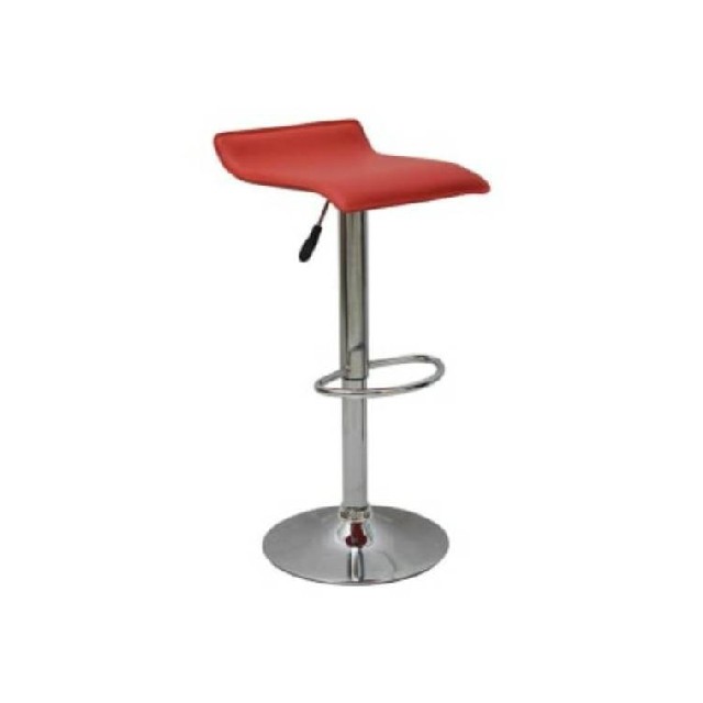 Bar Kursi Kotak Merah Salon Unik Hidrolik Minimalis Berkualitas - Stool