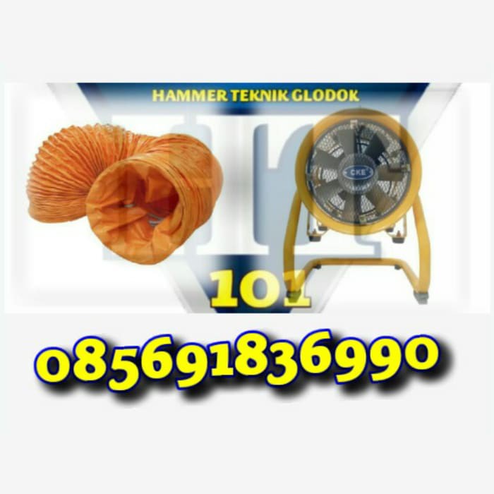 Portable Ventilator CKE PV-S10/32-50HZ 10" + selang flexible 10 meter