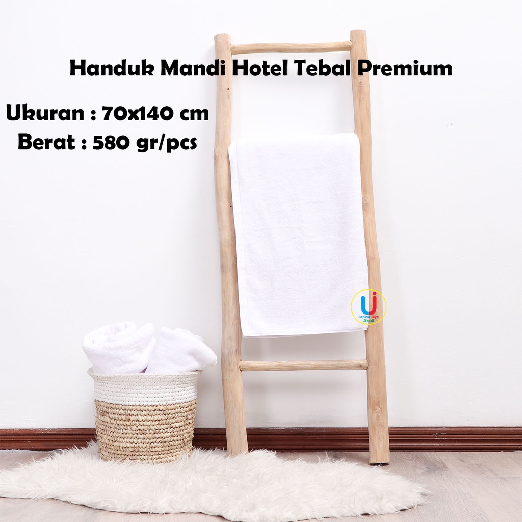 Handuk / Bath Towel Premium Hotel Jumbo Putih Tebal