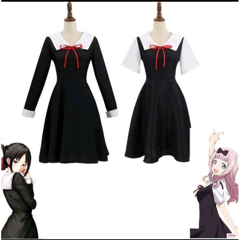 Seifuku Cosplay Anime Karakter Kaguya dan Chika