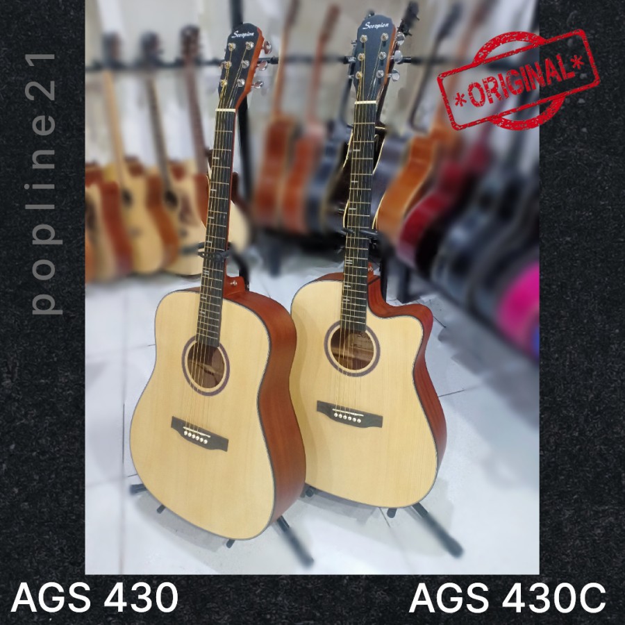 Gitar Akustik SCORPION AGS430 / Scorpion AGS 430 Acoustic Guitar