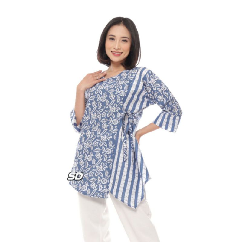 M-L-XL Batik wanita ASJ SA HRB026 Kenongo Pekalongan Sogan Tulis-SD 14