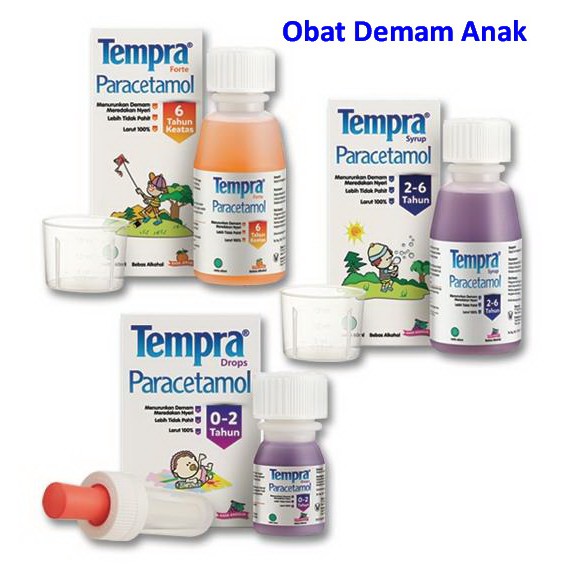 TEMPRA DROP 15 ML , TEMPRA SIRUP 30 ML & TEMPRA FORTE 30 ML