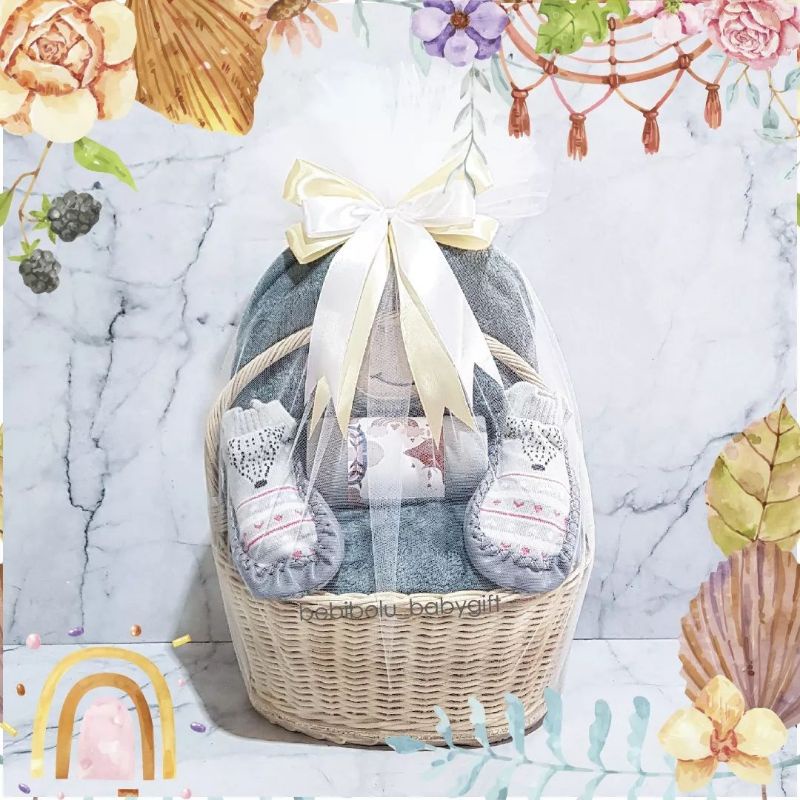 Bebibolu Baby gift | Hampers 1 | Baby gift set | Parcel bayi | Kado lahiran