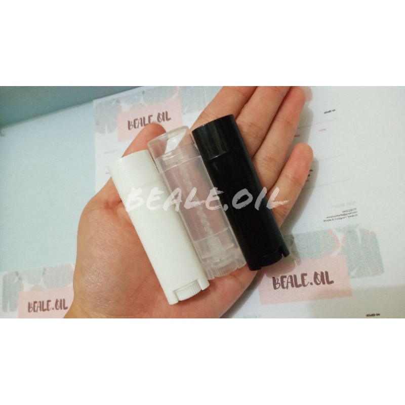 Botol Lipbalm Pipih Stick Kosong DIY - Deodorant Stik Mini wadah Lipbalm deodoran