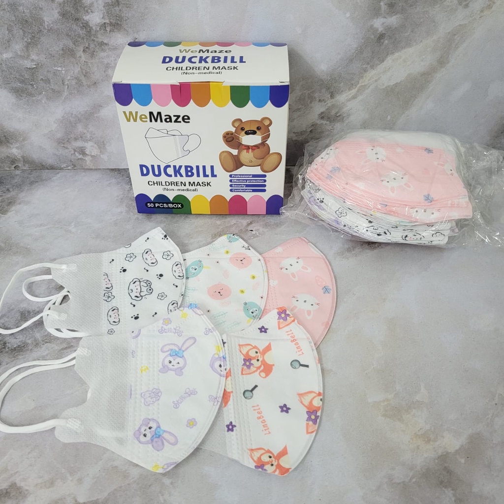 MASKER DUCKBILL ANAK 3PLY DUCKBILL KIDS 3 PLY IMPORT MOTIF KARAKTER