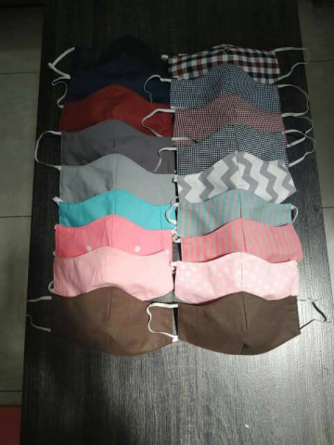 MASKER KAIN POLOS( READY WARNA PUTIH )-4