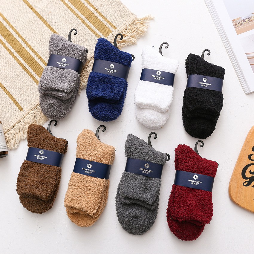 Kaos Kaki Winter Pria Wanita Winter Sock Meihaozu Tebal Hangat Untuk Musim Dingin