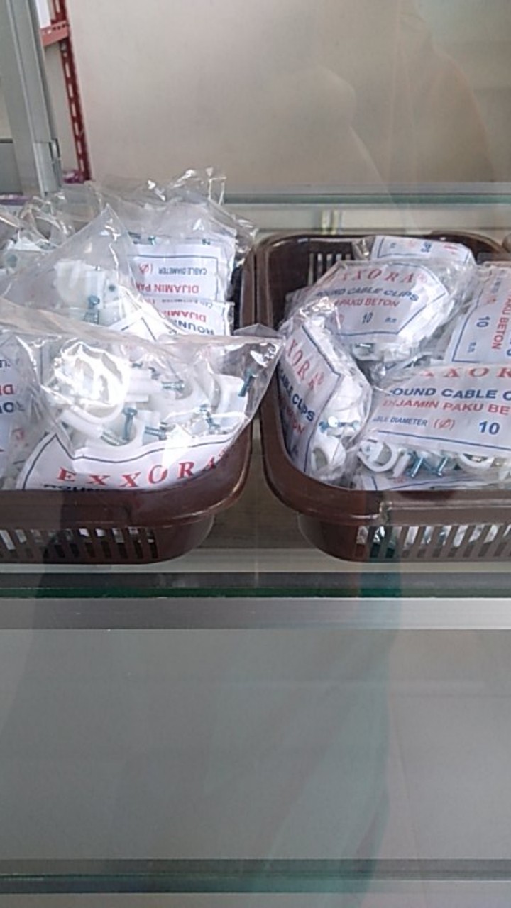 Mitra88sby Klem Kabel Listrik Exxora ( Paku Klem ) Beton