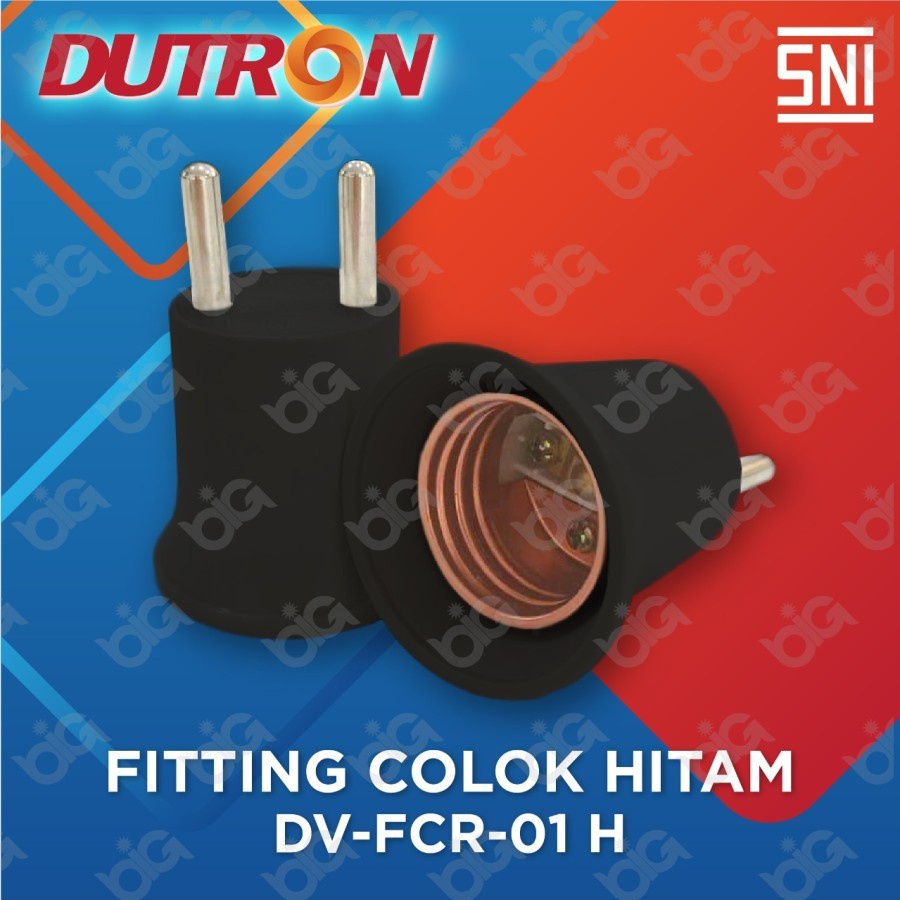 Dutron Fitting Colok Lampu Super Murah DV FCR 01 SNI