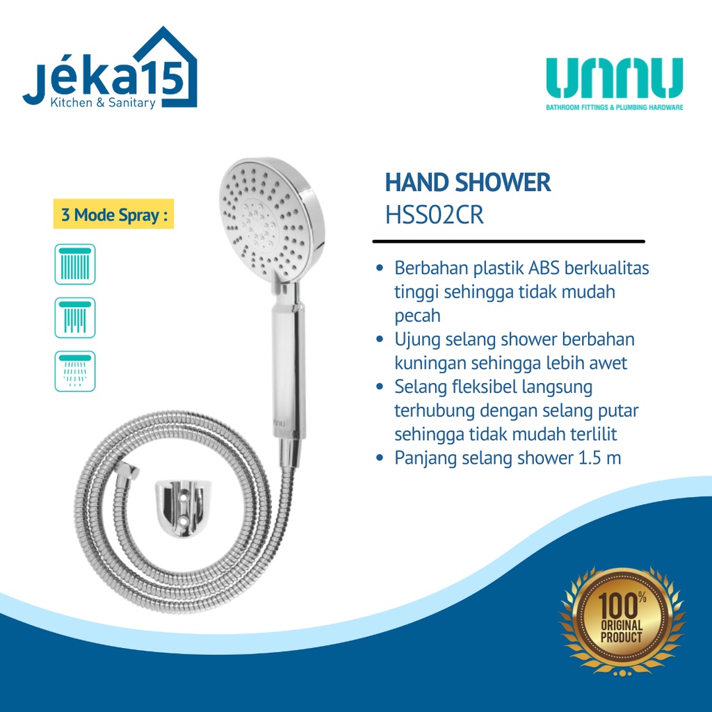 SHOWER MANDI// HAND SHOWER// UNNU//3 MACAM SEMPROTAN