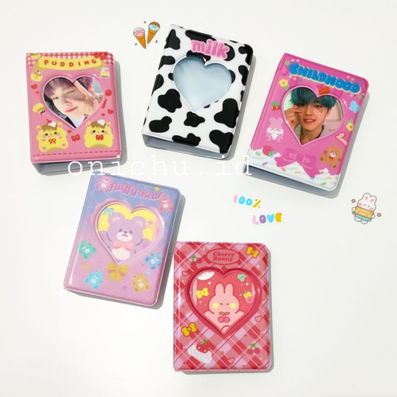 Mini korea 1P binder album tempat photocard pc slot kpop kolbuk Book 4