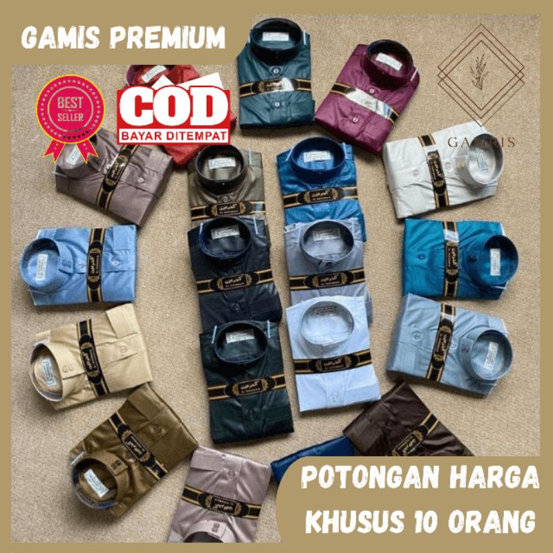 Al Haramain Jubah Polyster Polos Pria Dewasa Remaja Anak - Gamis Polos Premium - Baju Gamis - Fashio