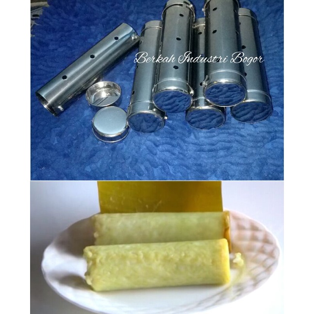cetakan lontong stainless steel asli terbuat dari bahan stainless steel