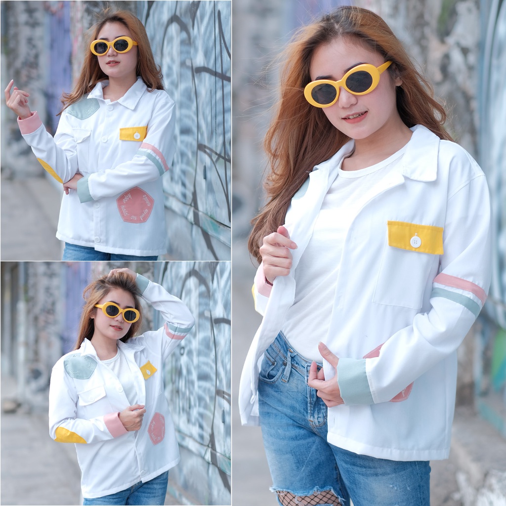 Jaket Wanita Parka Siputih