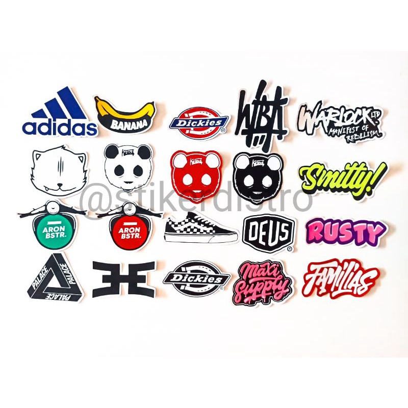 

STIKER BRAND BISA PILIH DISTRO GRAFTAC HYPEBEAST LOCALBRAND STICKER KATALOG 006