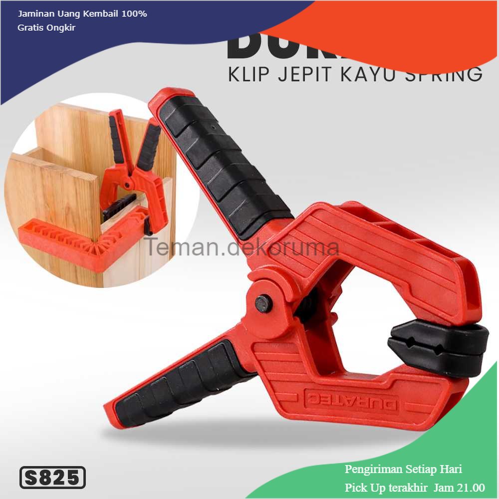 TD - PKK DURATEC Klip Jepit Kayu Spring Clamp Strong Wood Carpenter - S825