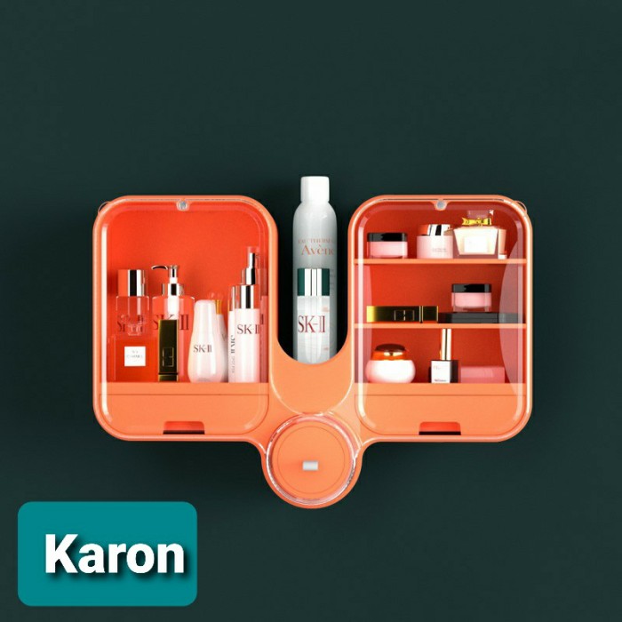 Rak kosmetik gantung dinding Wadah parfum