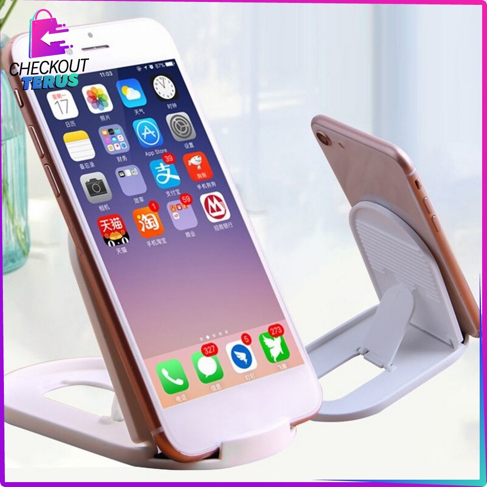 CT C366 Stand Holder Hp Penyangga Hp Stand Holder Untuk Nonton Aksesoris Hp Dudukan Handphone Sandaran Hp Untuk Nonton