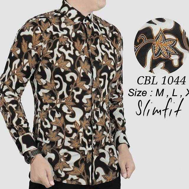 COLIN KEMEJA PRIA SLIMFIT BAJU BATIK PANJANG SLIM FIT CBL 1044