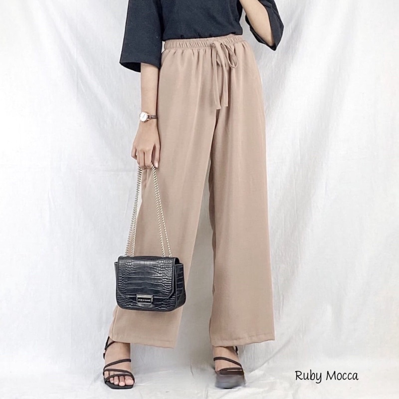 Rubby Cullote / Kulot Premium Rayon Crinkle Airflow