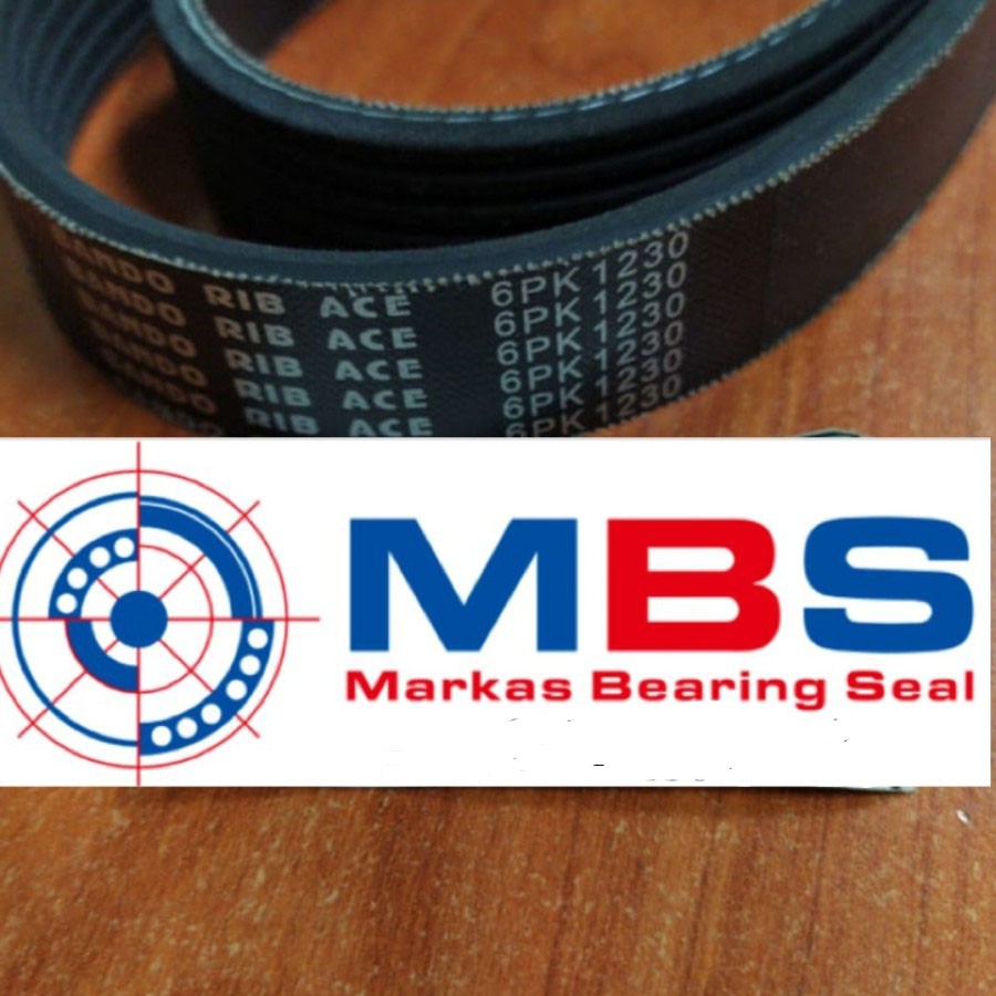 TALI KIPAS VANBELT MITSUBISHI MIRAGE BANDO 6PK 1230 6PK1230