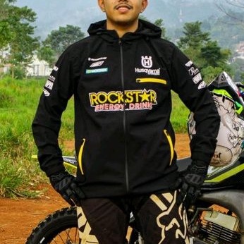 Jaket Running - Jaket Husqvarna Rockstar - Jaket Parasut - Jaket Waterproof Husqvarna Rockstar , Jak