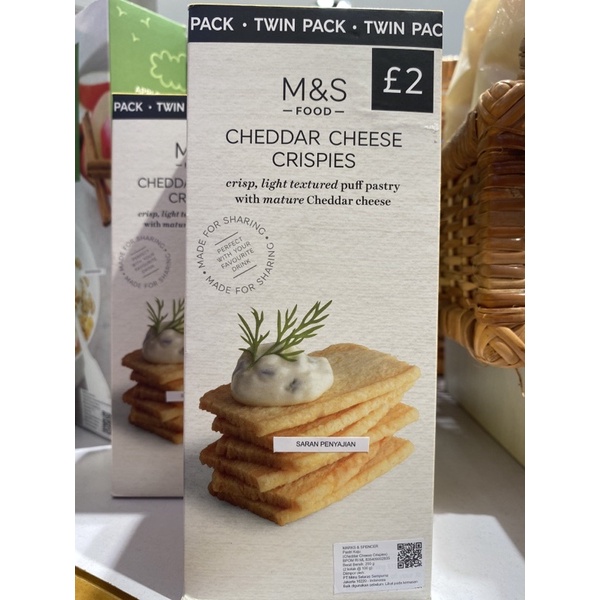 

MARKS AND SPENCER MARKS SPENCER CHEDDAR CHEESE CRISPIES
