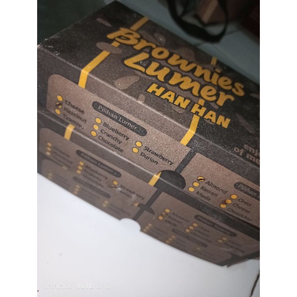 

Brownies Lumer HanHan promo 3pc 20x10x4