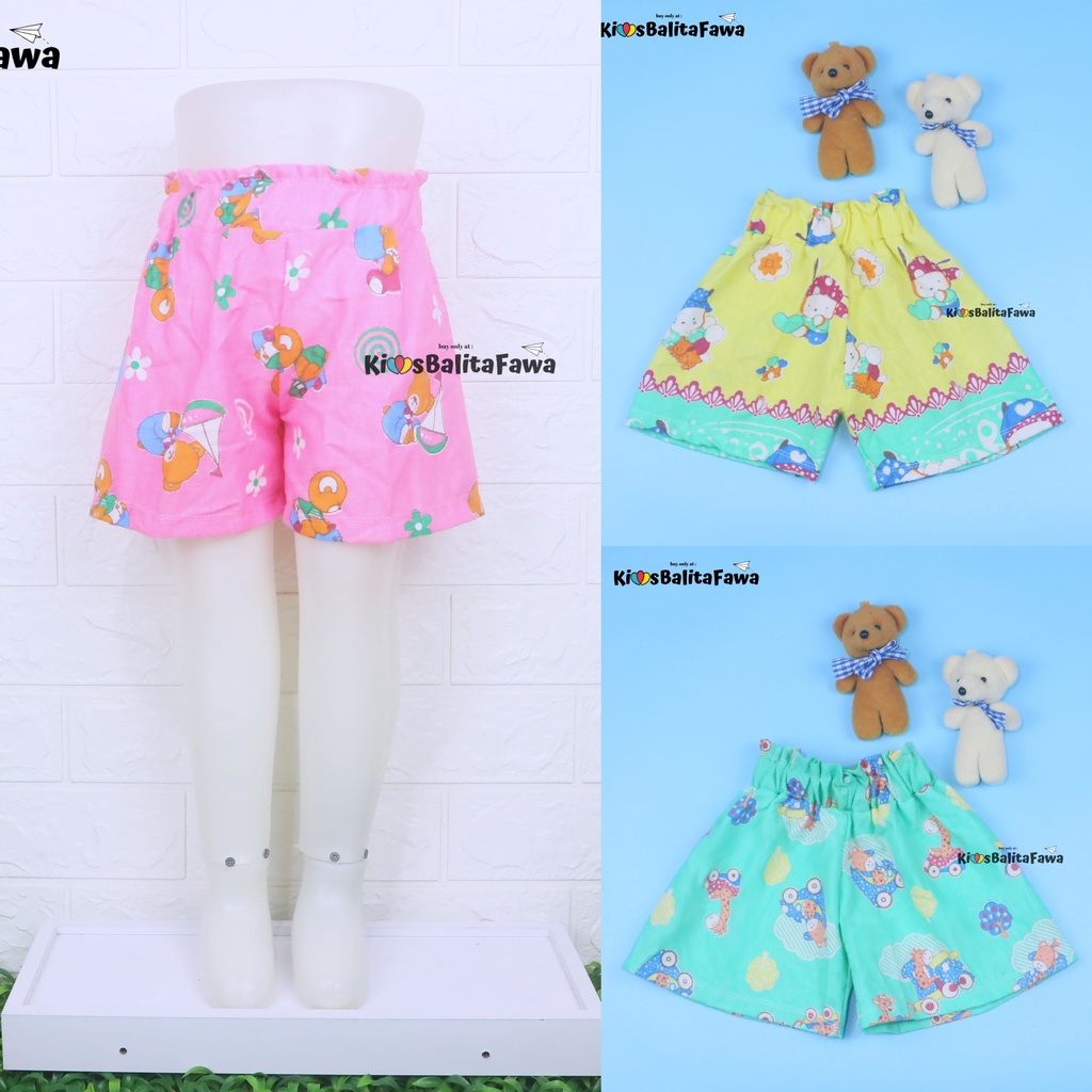 Candy Pants Uk 1-4 Tahun / Celana Anak Perempuan Hot Mini Kids Cewek Grosir Adem Murah Balita Short Pants