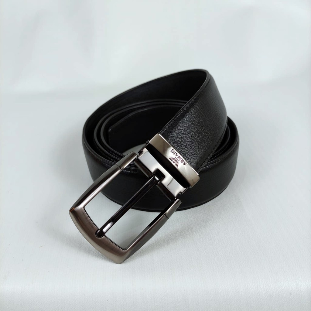 GEKO Men Belt Leather Sabuk Ikat Pinggang Belt Kulit Asli Pria