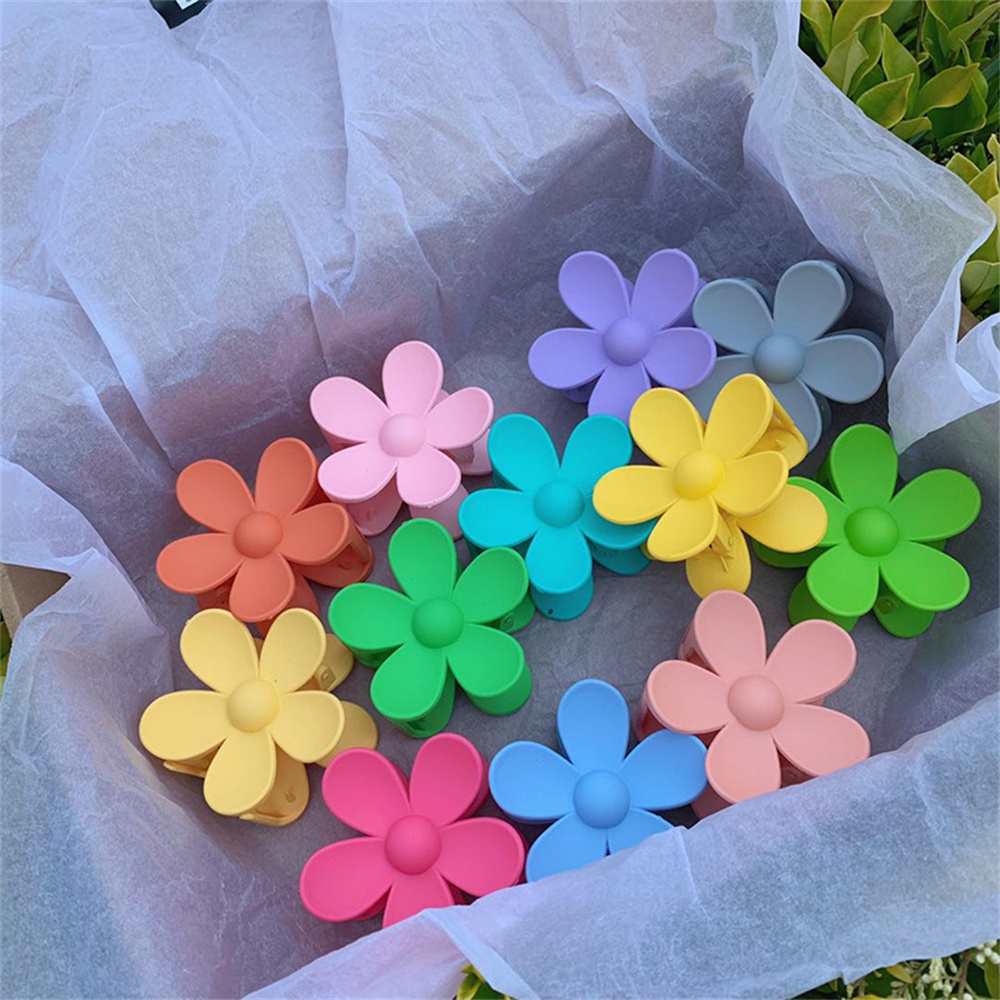 Korean INS Hair Accessories Flower Back Plate Hair Clip Hairpin