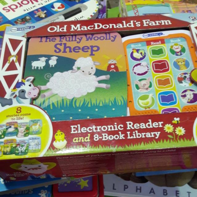 Electronic Reader & 8 book library
