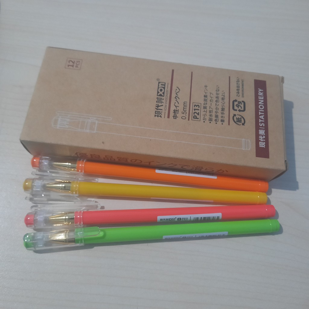 

Bolpen/ Pulpen/ Pena 0,5 mm XON XDM P 213 (12 pcs/ 1 lusin)