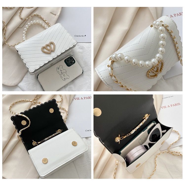 Tas Leticia Selempang Wanita Pearl | Tas Handbag Wanita Import Leticia Pearl