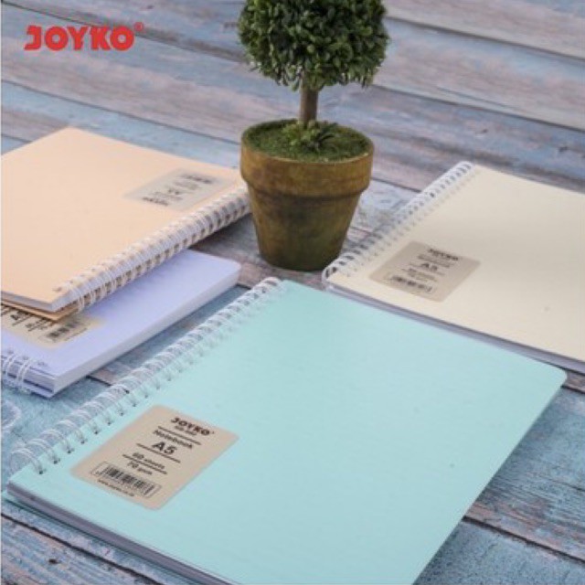 

Buku Diary Bergaris Ring / Notebook A5 Nb-680 / Agenda Nb680 warna pastel Joyko