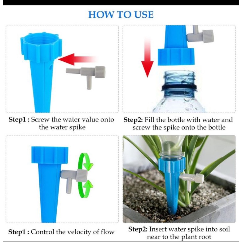 sistem irigasi tetes/alat pengairan/irigasi watercone