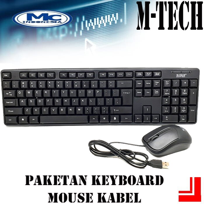 Paketan Combo Keyboard + Mouse M-tech STK-05