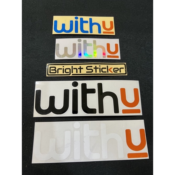 STICKER WITHU STICKER WITH U CUTTING