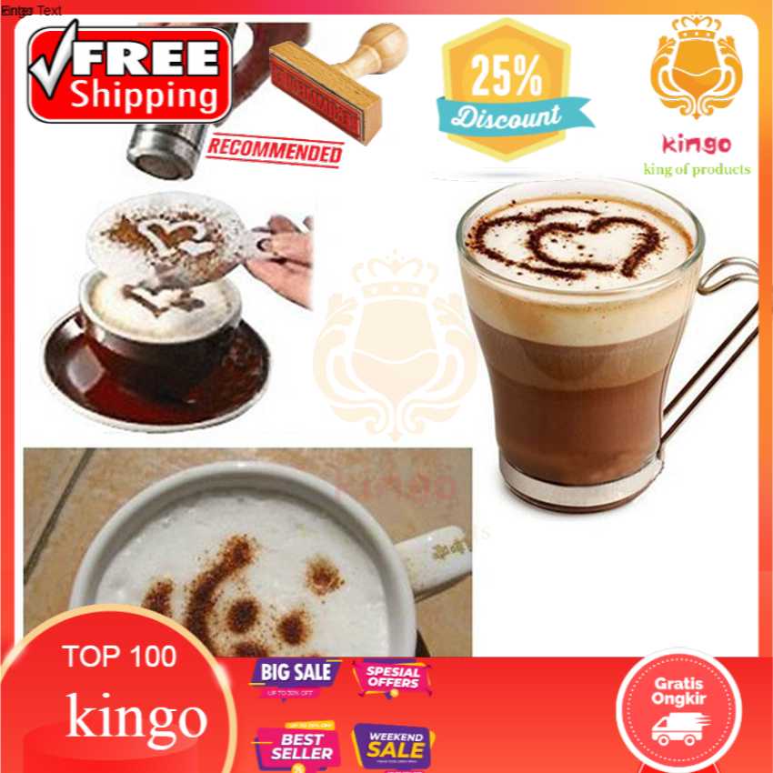 

Penabur Bubuk Stensil Kopi Coklat Gula Serbaguna -MURAH