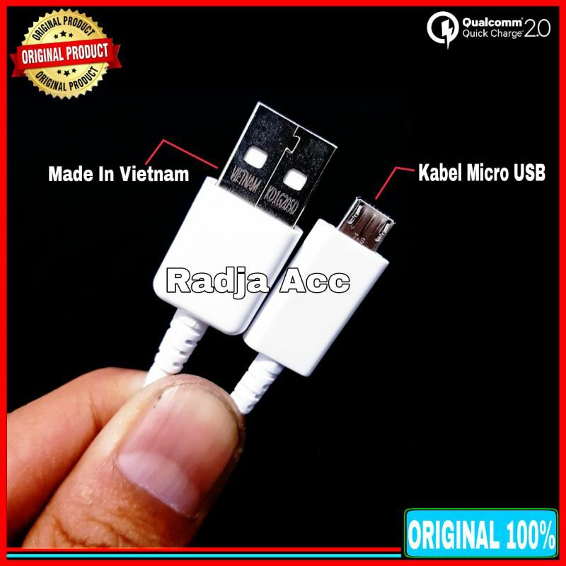 Charger Samsung Galaxy Note 4 S6 Original 100% Fast Charging Micro USB