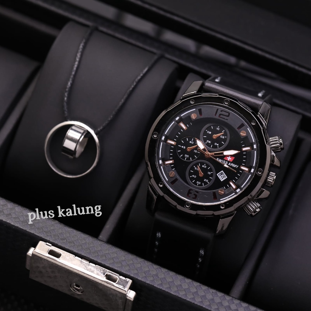✅FREE KALUNG [ BISA COD ]+[ BERGARANSI ] M12- JAM TANGAN PRIA / JAM PRIA ELEGAN DIAMETER 4,6 CM, TAN