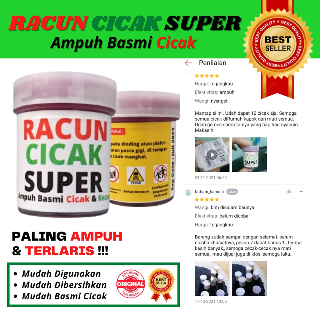 Racun Cicak Super Ampuh Basmi Cicak Dan Kecoa | Racak Racun Cicak