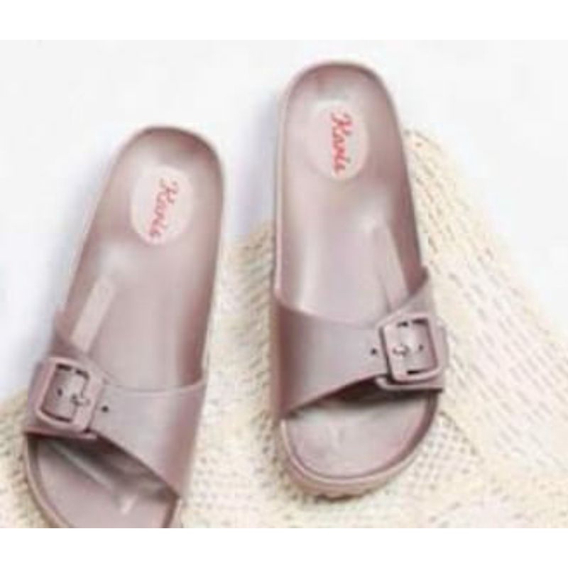 Home-LYDIA Sandal Wanita Satu Ban Full Collor B2171 Import