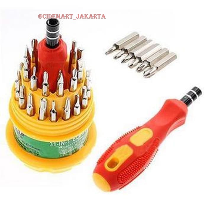 [ORIGINAL] OBENG SET 31 IN 1 SCREWDRIVER / OBENG PLUS / OBENG MINUS TERMURAH