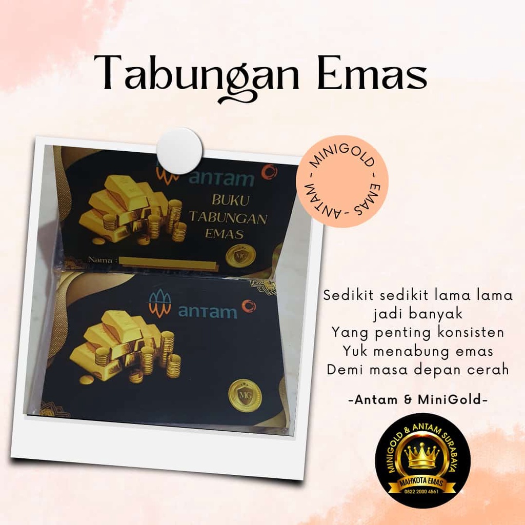 Buku Tabungan Emas Antam MiniGold Rupiah