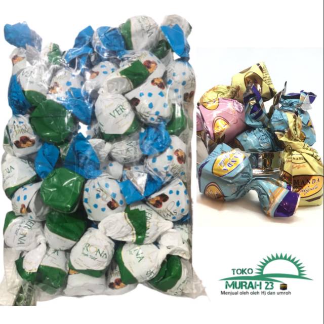 

QH Coklat Arab Turki 1kg - Coklat Turkey chocolate - Coklat Khas Arab Oleh Oleh Haji Umroh-Coklat