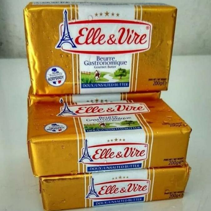

(BISA COD) Elle vire Unsalted butter 200Gr BOOM SALE Kode 22