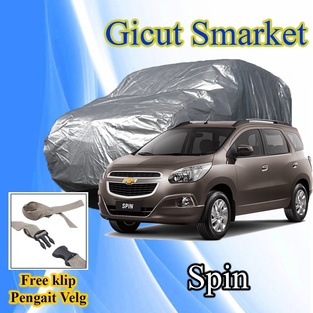 selimut sarung cover body mobil chevrolet spin free pengikat ban